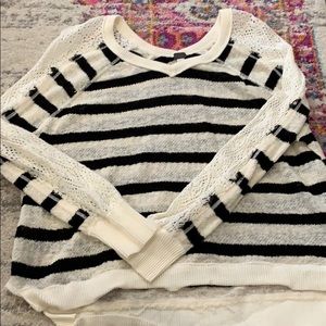 Free People We the Free Distressed Sweater